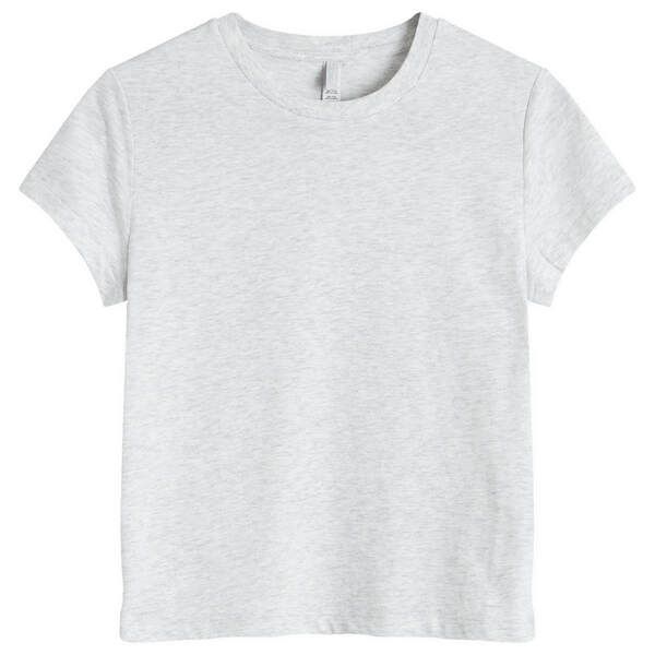 スキムズ レディース トップス Tシャツ SKIMS Relaxed Teeshrunken TShirt Light Heather Grey グレー