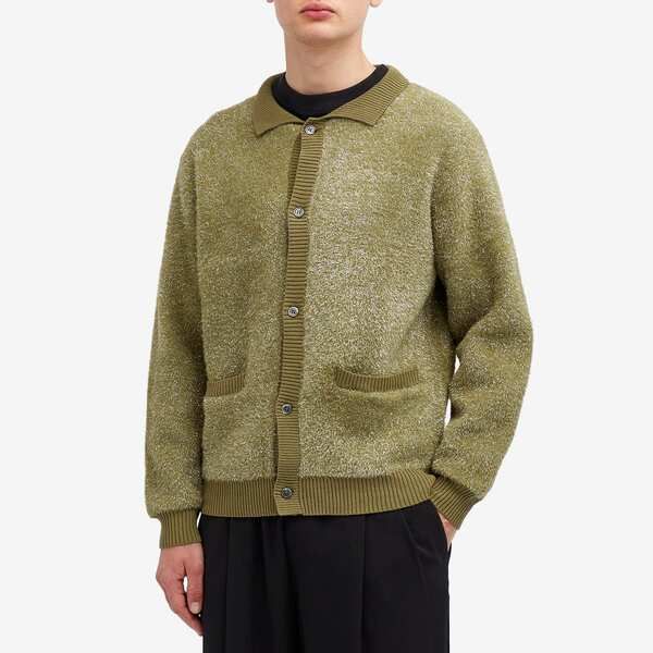 ファッキングオーサム メンズ アウター カーディガン Fucking Awesome Big Night Out Cardigan Olive オリーブ