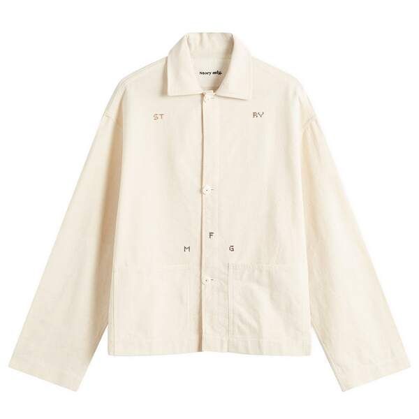 ストーリーエムエフジー レディース アウター ジャケット ブルゾン Story mfg Sot Jacket Ecru Sampler エクリュ
