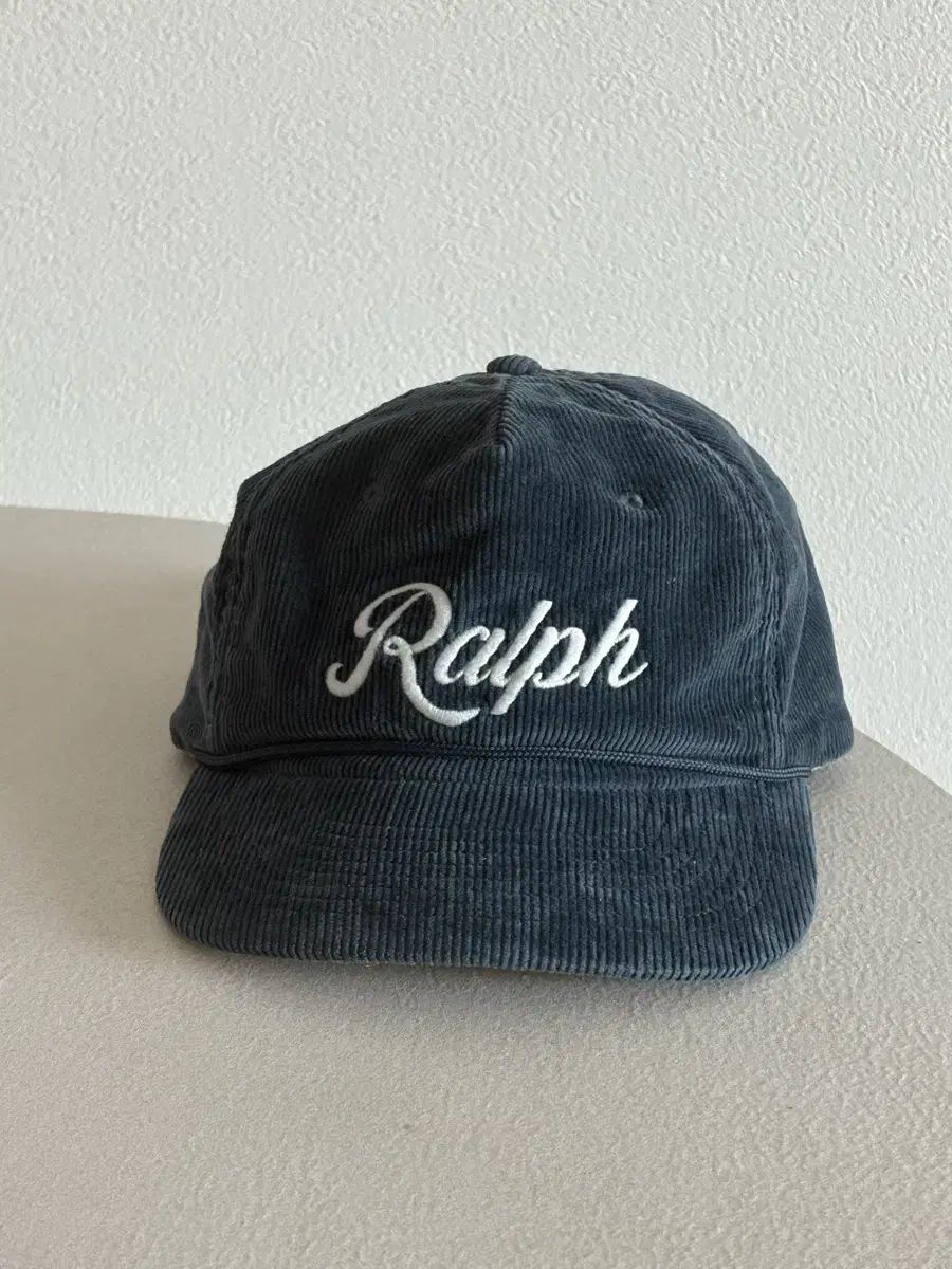 ポロコーデュロイ アプリケーション ボールキャップ