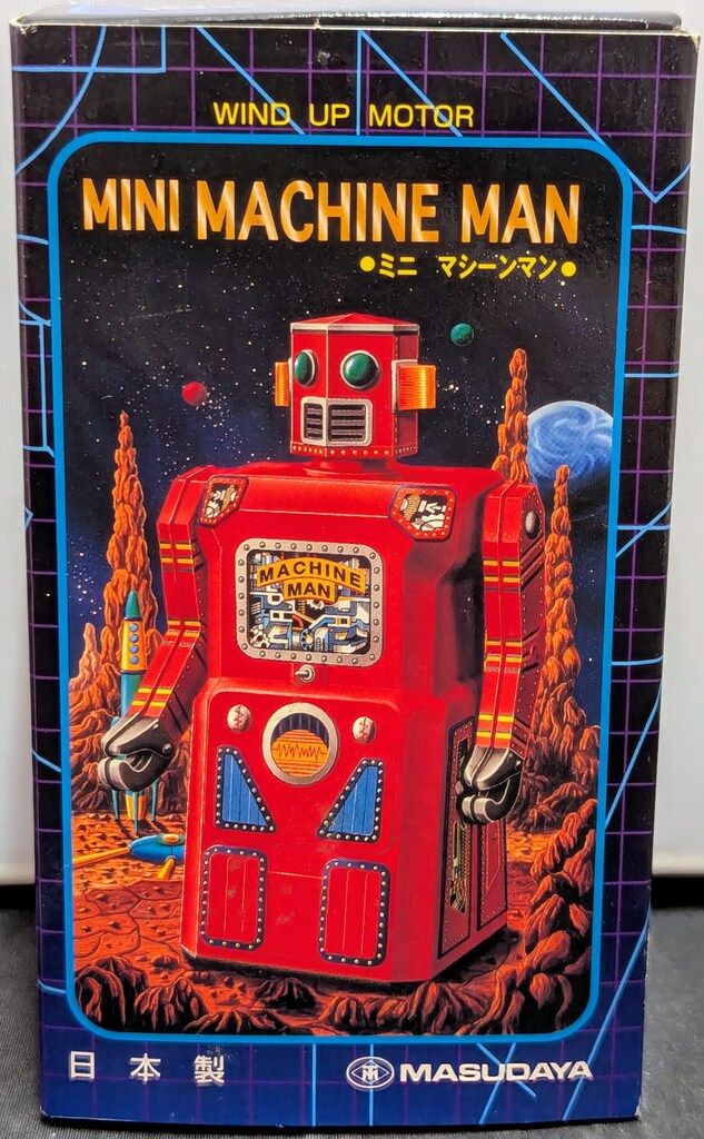 増田屋コーポレーション ゼンマイブリキ ミニ マシーンマン 120mm