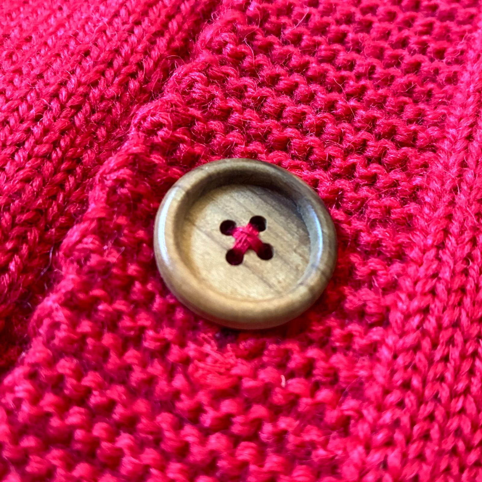 新品　英国製　LE TRICOTEUR / ガンジーカーディガン 38 Le Tricoteur / ガンジーセーター クルーネック カーディガン イギリス