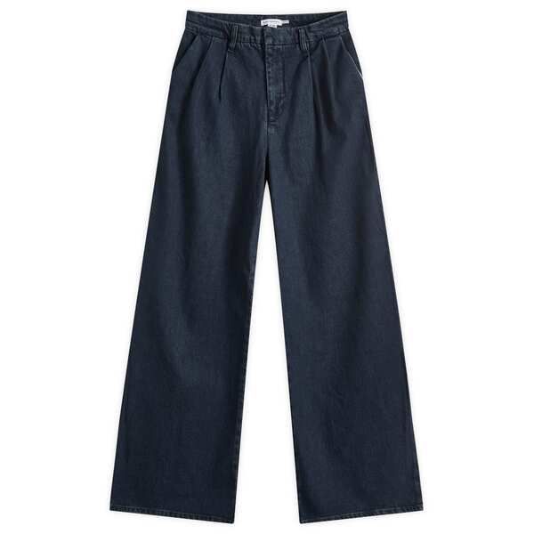 グッドアメリカン レディース ボトムス カジュアルパンツ プリーツ Good American 90 s Pleated Trouser Indigo インディゴ