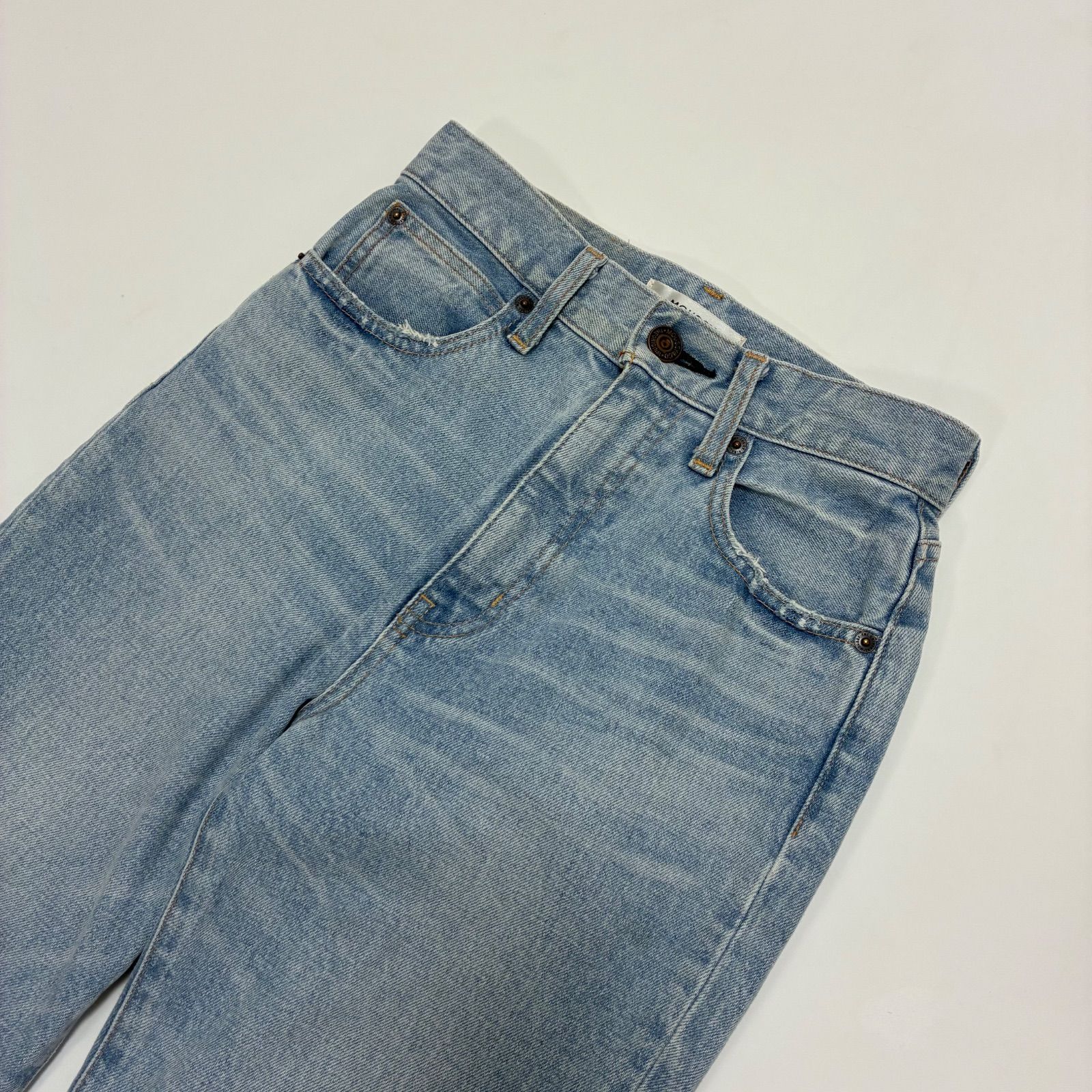 MOUSSY マウジー☆MVS L/BLU FLARE フレアデニム 24インチ ライト