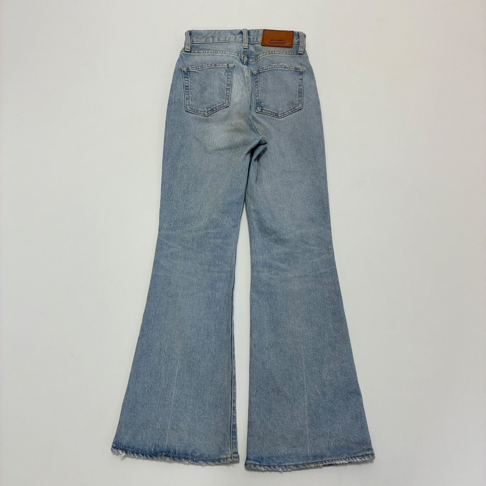 MOUSSY マウジー☆MVS L/BLU FLARE フレアデニム 24インチ ライト