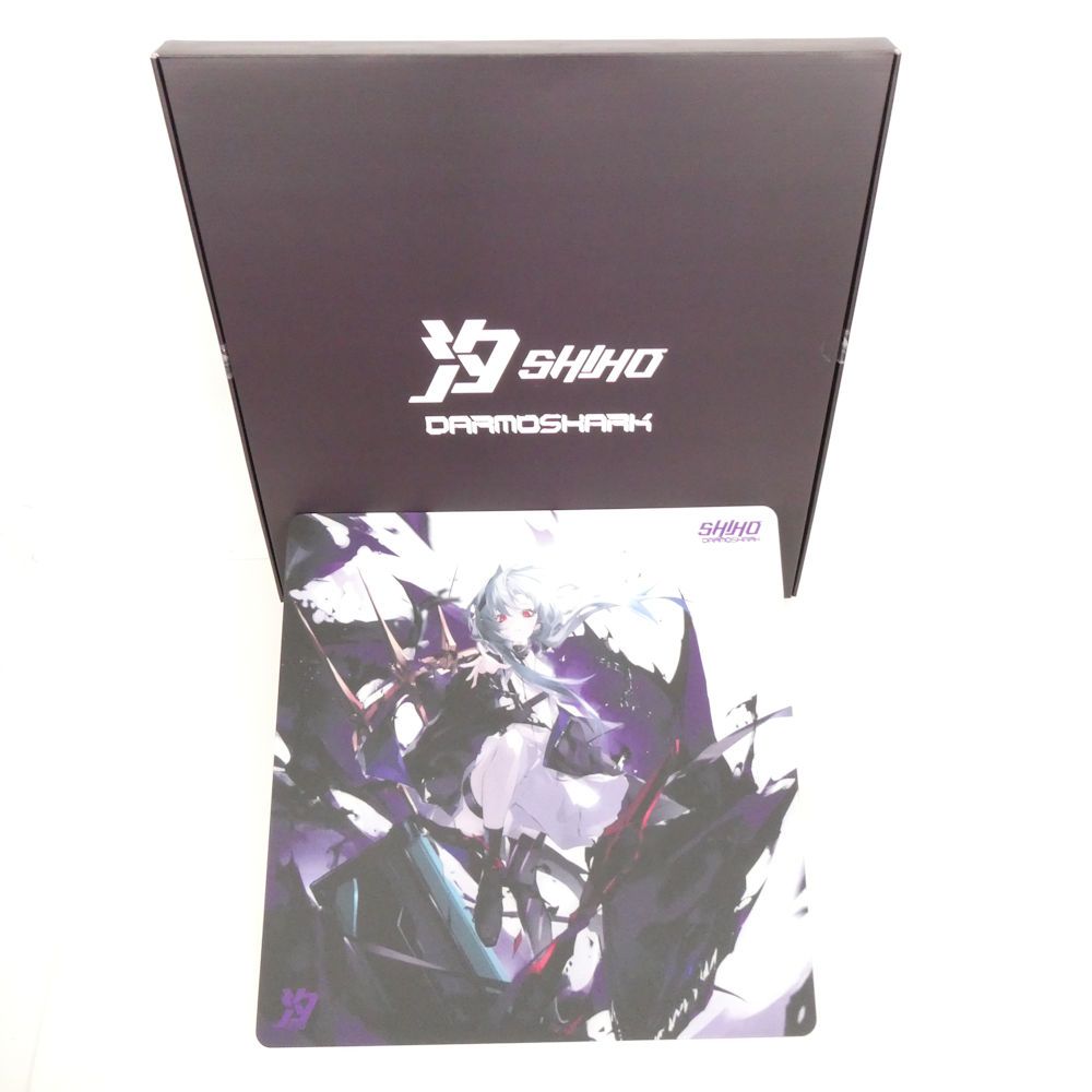 美品 Darmoshark GP501 汐 SHIHO ガラスマウスパット PC周辺機器