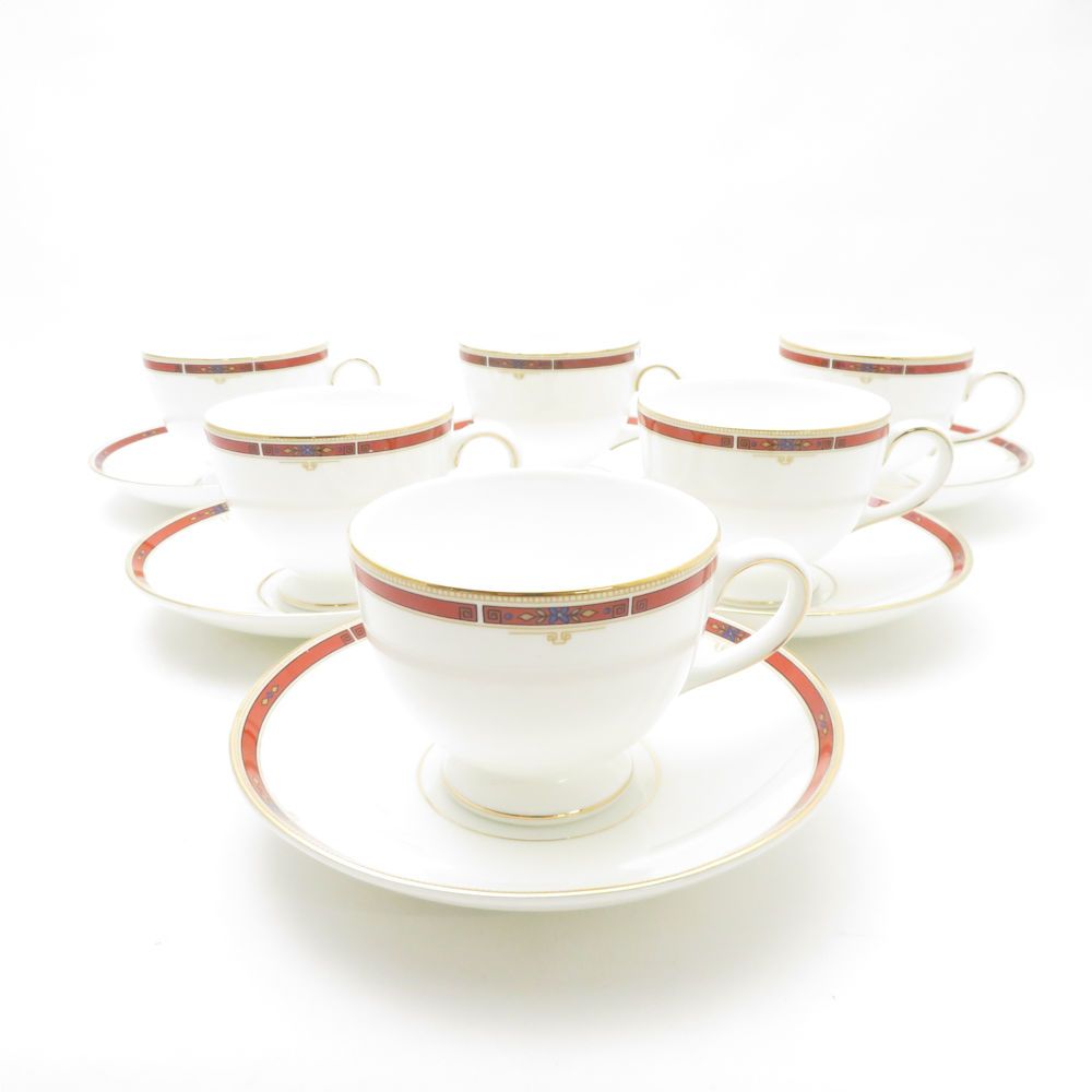 WEDGWOOD ウェッジウッド コロラド ティーカップ＆ソーサー 6客 セット 