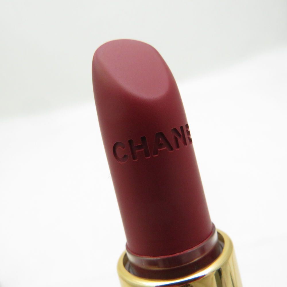 未使用 CHANEL シャネル ルージュ アリュール ヴェルヴェット ホリデー 549 リップスティック 3.5g ルージュ ヴィ BY10907V