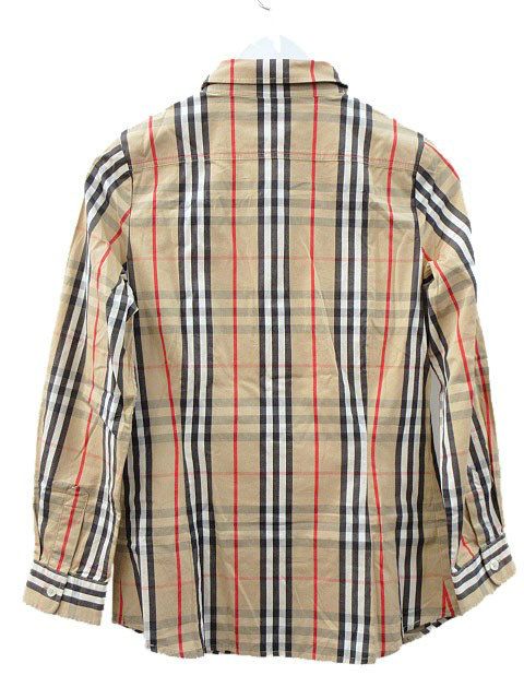 バーバリー ロンドン BURBERRY LONDON チェック シャツ ストレッチ 38