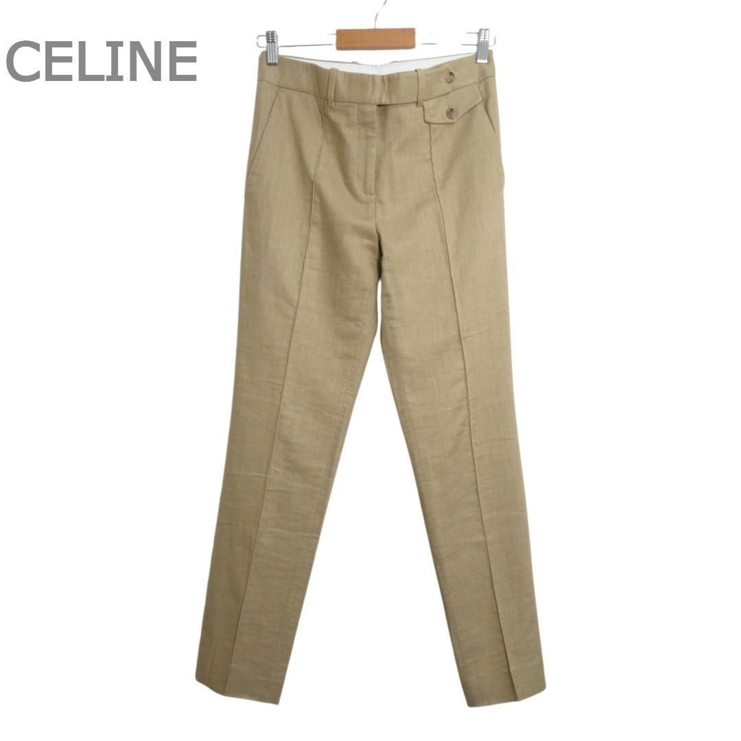 美品 CELINE セリーヌ サイズ34 フィービー期 リネン×コットン