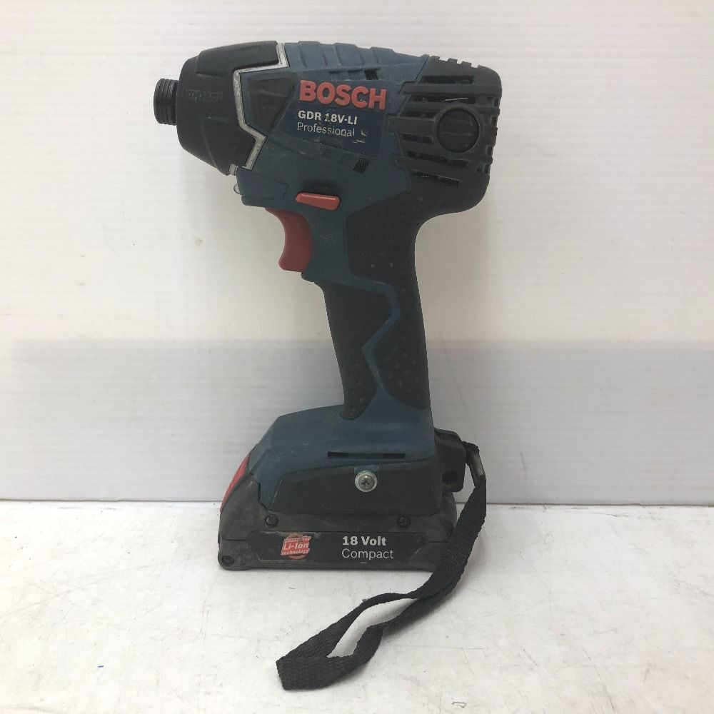 BOSCH ボッシュ 18 V バッテリーインパクトドライバ ケース 充電器 バッテリ セット やや軸ブレあり GDR LI