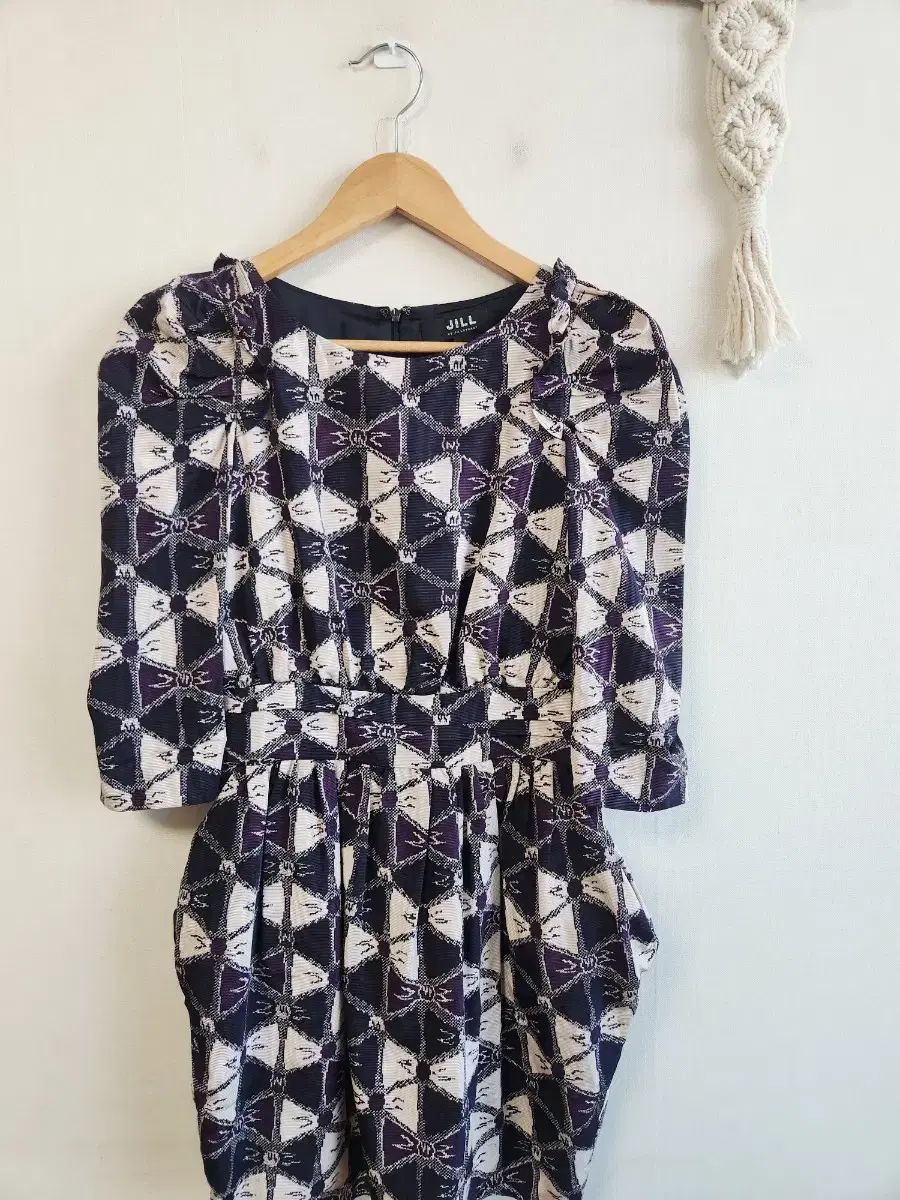 ジル バイ ジルスチュアート ジャカード ボリューム ONE PIECE 85 55