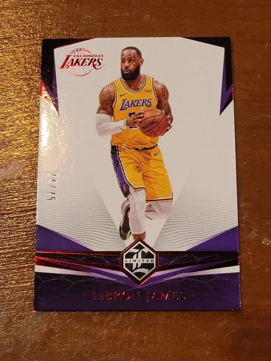 NBA LEBRON 【世界750枚限定】 NBA LEBRON JAMES レブロン 厚い 限定カード/ 75 - メルカリ