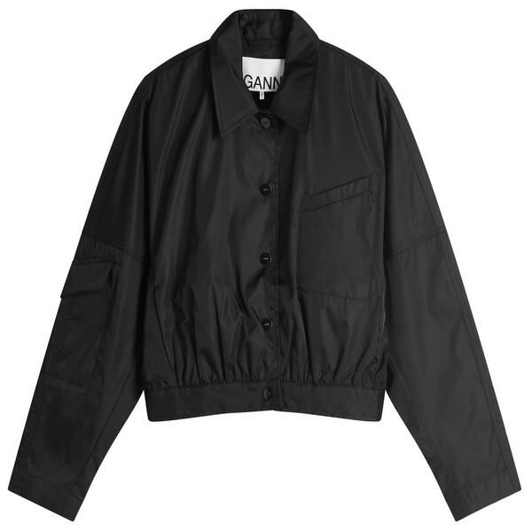【美品】GANNI ジャケット　ガニー　ブラック　アウター GANNI（ガニー） アウター 「GANNI / ガニー」Soft Puffer Short