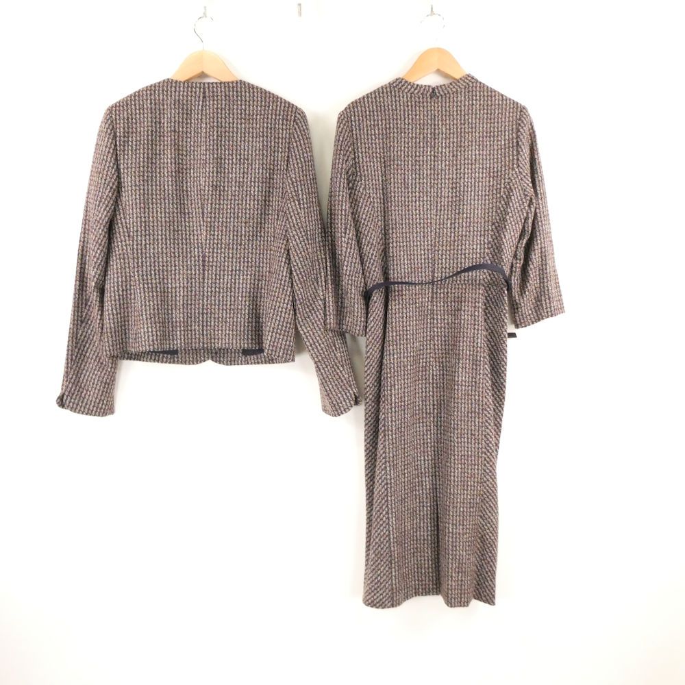 美品 Aquascutum アクアスキュータム セットアップ 8 M ウール 他 ノー