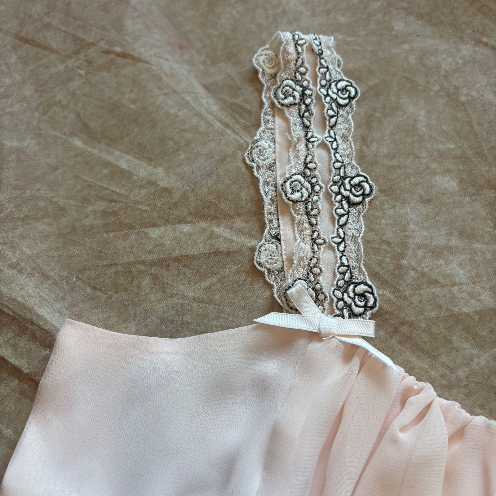 【極美品】vintage キャミ　フェアリーグランジ　バレエコア y2k 00s archiveグランジフェアリーキャミソール バレエコア ロキエ