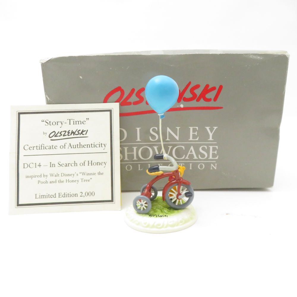 オルショウスキー限定品！プーさん泥まみれ 美品 OLSZEWSKI オルショウスキー DISNEY SHOWCASE COLLECTION くまの