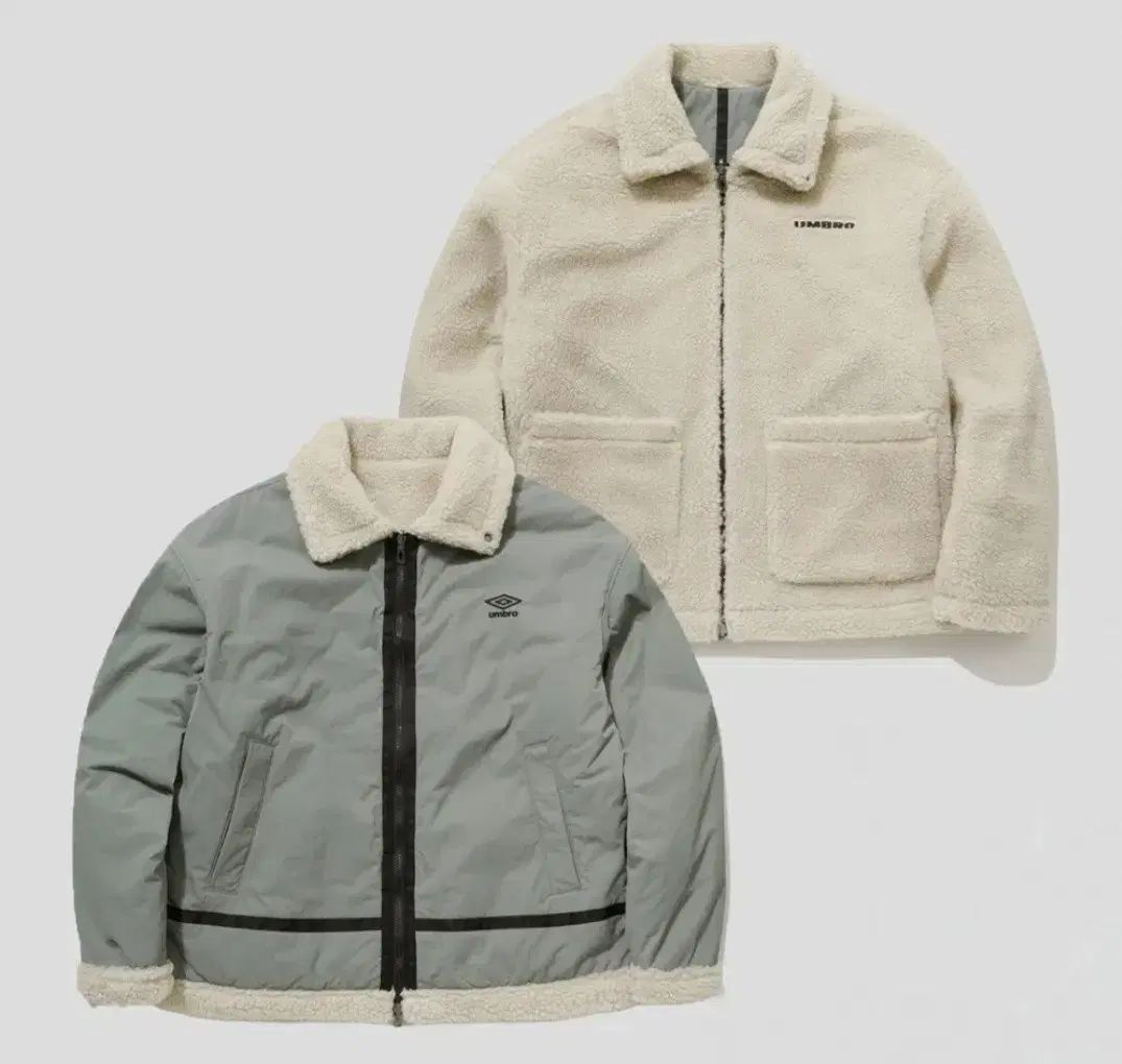 アンブロ リバーシブル シープスキン ダウン ジャケット M 95 サイズ