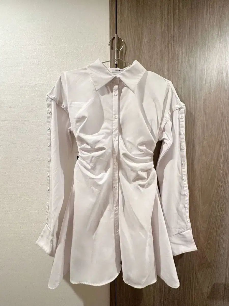 MEET THE LADY 白 シャツ ミニ ONE PIECE