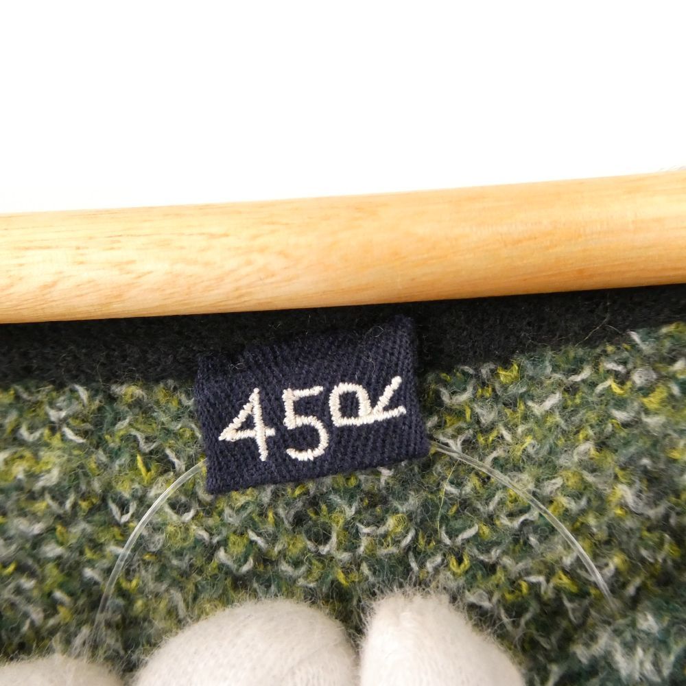 美品 45r フォーティファイブアール ニットワンピース 0 ウール100 
