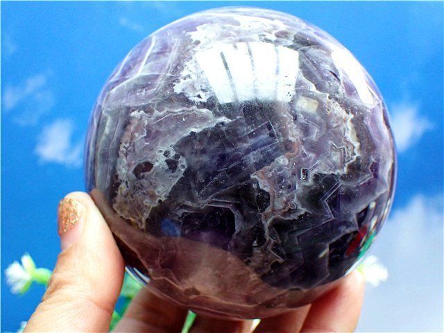 天然～愛の守護石～夢幻紫水晶丸玉B80G1/270G05A 天然～愛の守護石～夢幻紫水晶丸玉B80G1/270G05A アメジスト（紫水晶）「丸