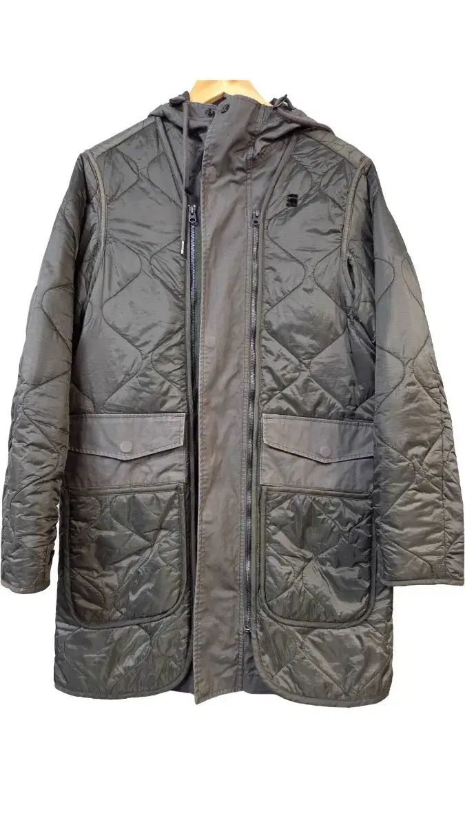 G STAR キルティング フードコート 2 PCSセット ユニセックス XS タグなし