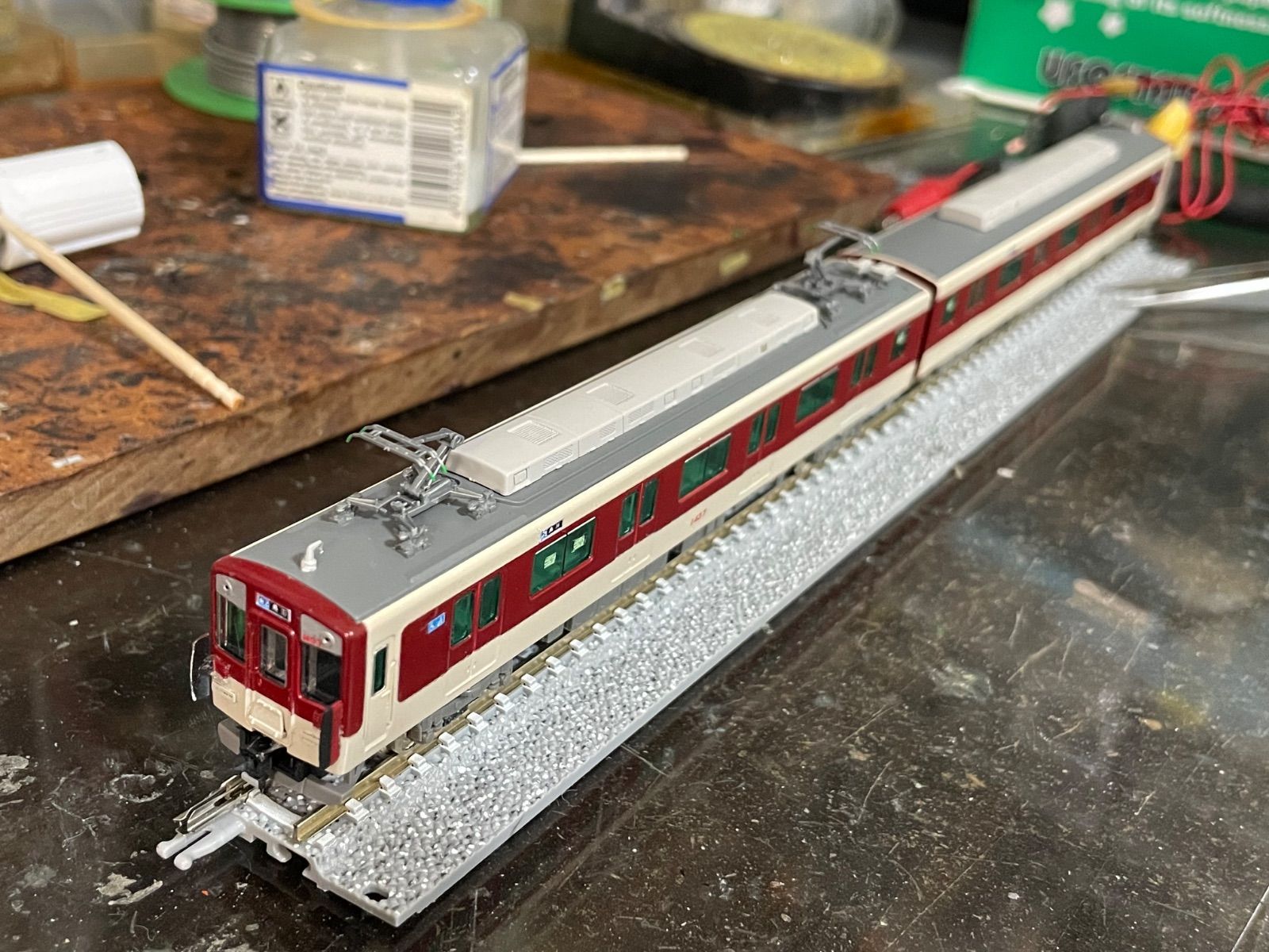 近鉄1440系1437F（VW37）明星所属機 A更新シングルアームパンタ化後 近鉄1440系1437F（VW37）明星所属機 A更新シングルアームパンタ化後