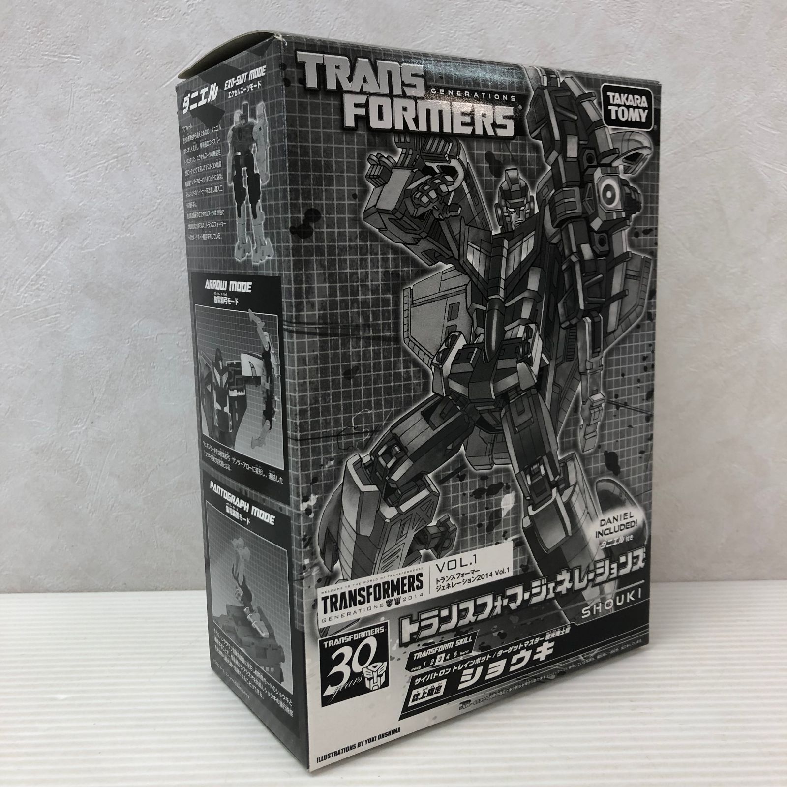 【未開封品】誌上限定　トランスフォーマージェネレーションズ　超光速士官 ショウキ サイバトロン トレインボット/ターゲットマスター 超光速士官 ショウキ