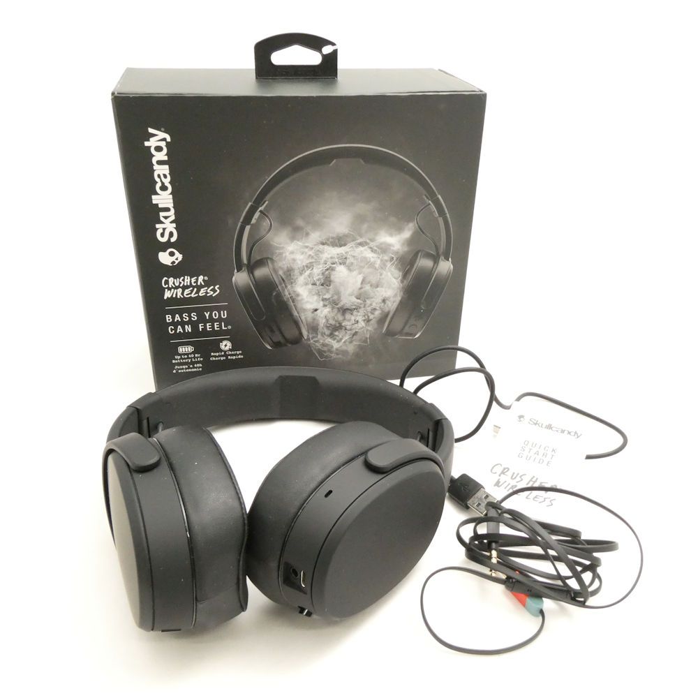 Skullcandy CRUSHER WIRELESS Black ヘッドホン Crusher 1080 ANC