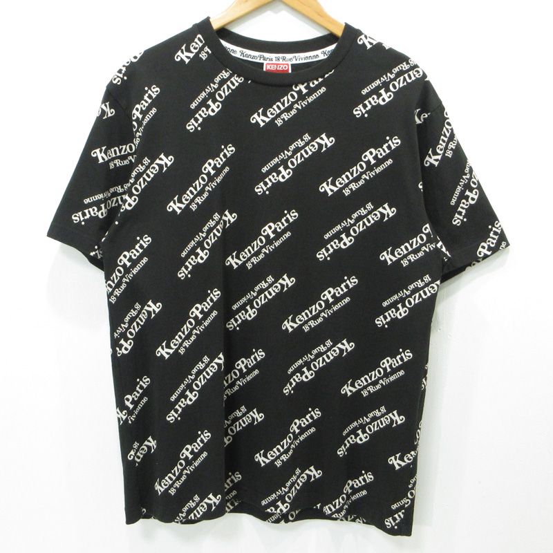 KENZO ケンゾー VERDY ベルディー T SHIRT ロゴプリント半袖T ブラック サイズ S 108
