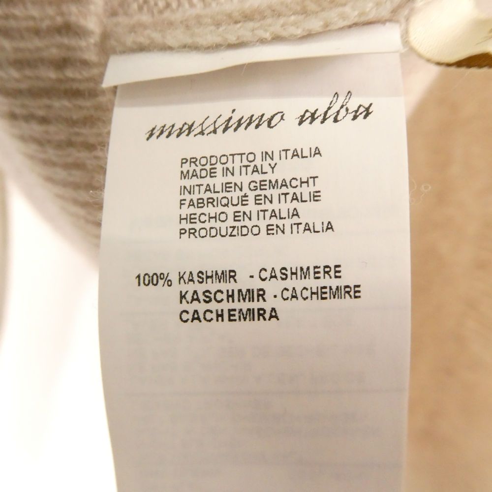 美品 massimo alba マッシモアルバ ニットセーター XS カシミヤ100％ 長袖 レディース AY7735A18 美品 massimo alba マッシモアルバ ニットセーター XS カシミヤ100