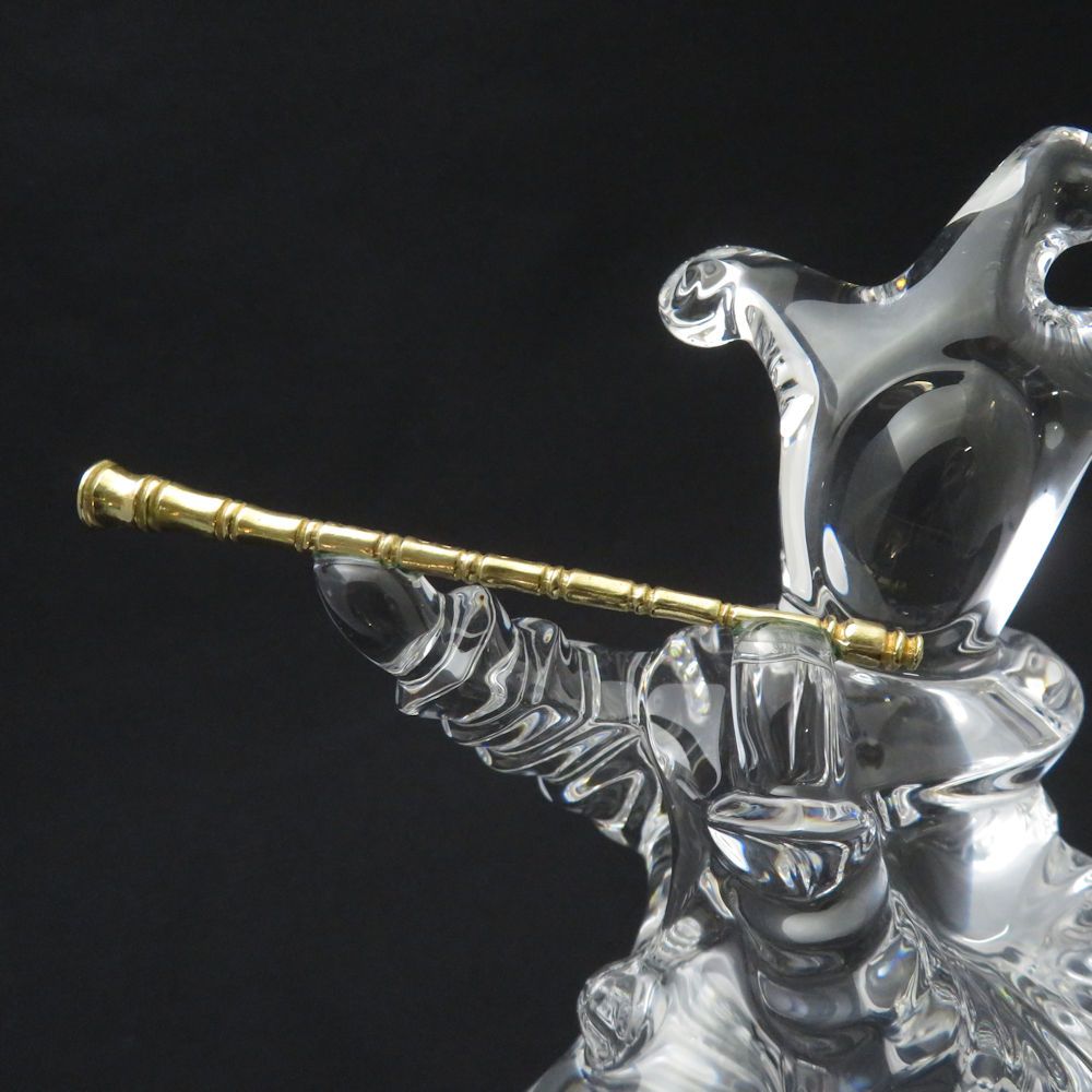 お値下【Baccarat バカラ】ピエロ　笛吹き　置物　Jean Baggio お値下【Baccarat バカラ】ピエロ 笛吹き 置物 Jean Baggio - メルカリ