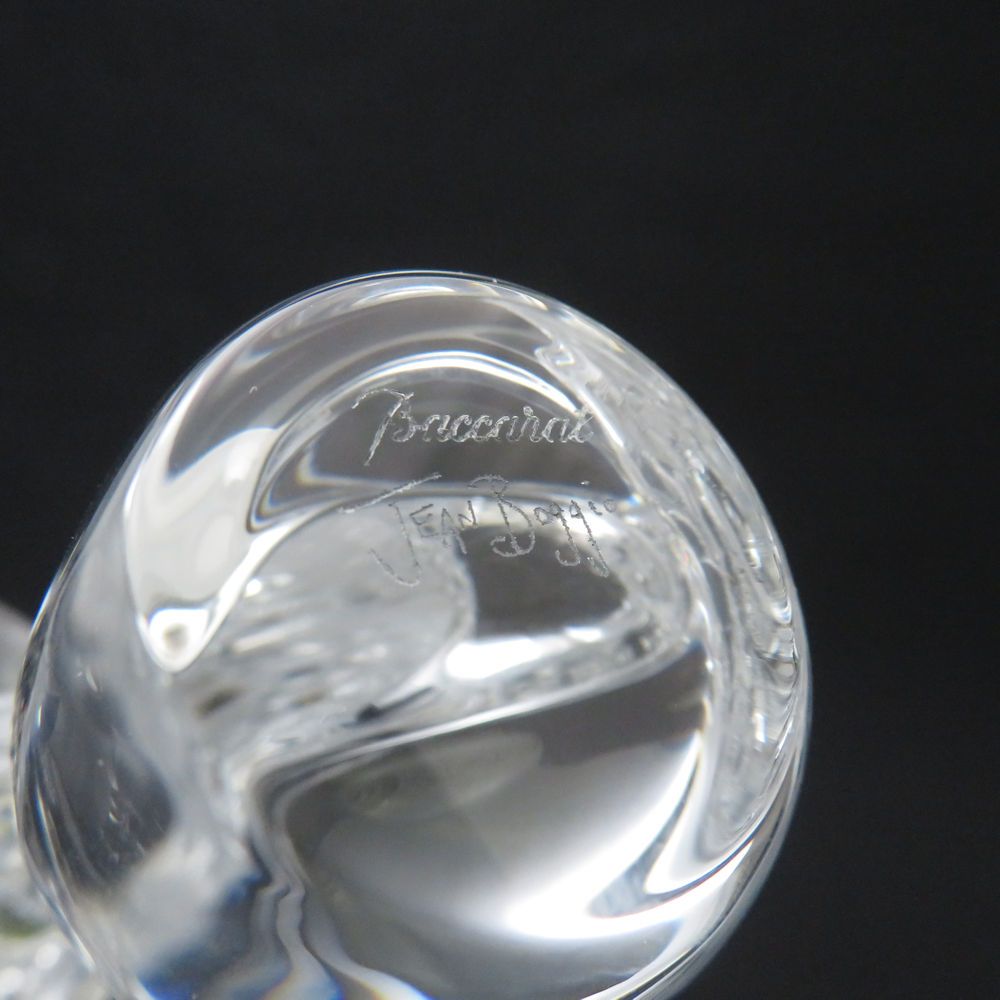 美品 Baccarat バカラ ピエロ Jean Boggio ペーパーウェイト 置物