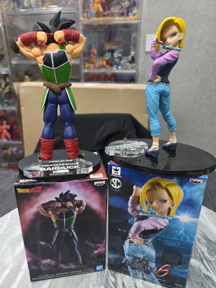 アクリル台座 含む ドラゴンボール 18号 と バーダック まとめ売り