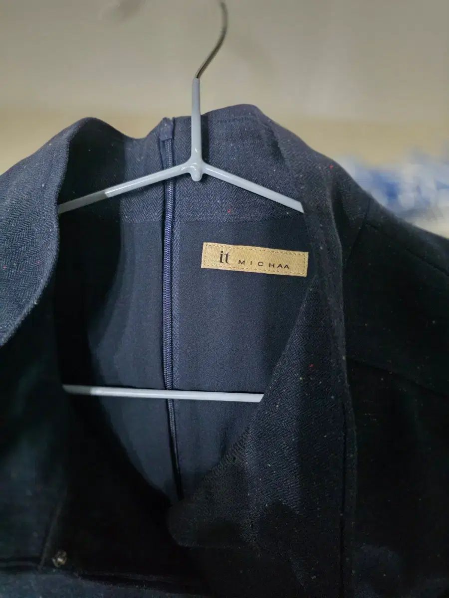 イッミシャ ネイビ ロングスリーブ ONE PIECE