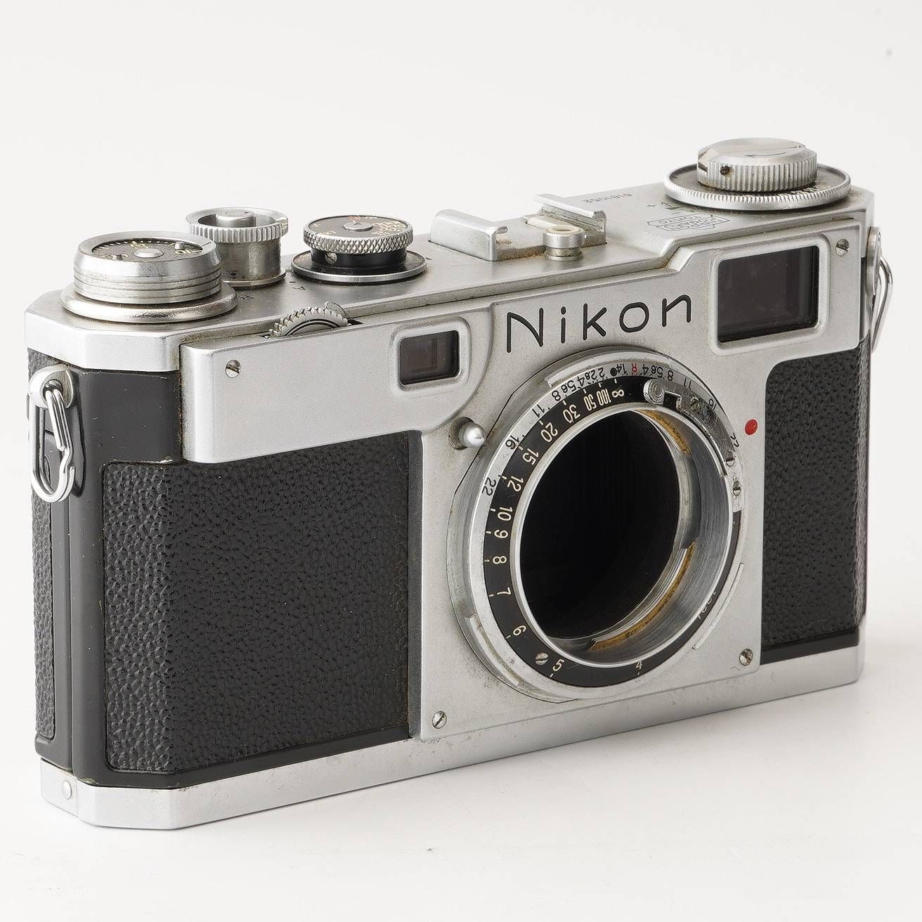 ニコン Nikon S 2 後期 ブラックダイヤル レンジファインダー Nippon Kogaku NIKKOR H 5 cm 50 mm F