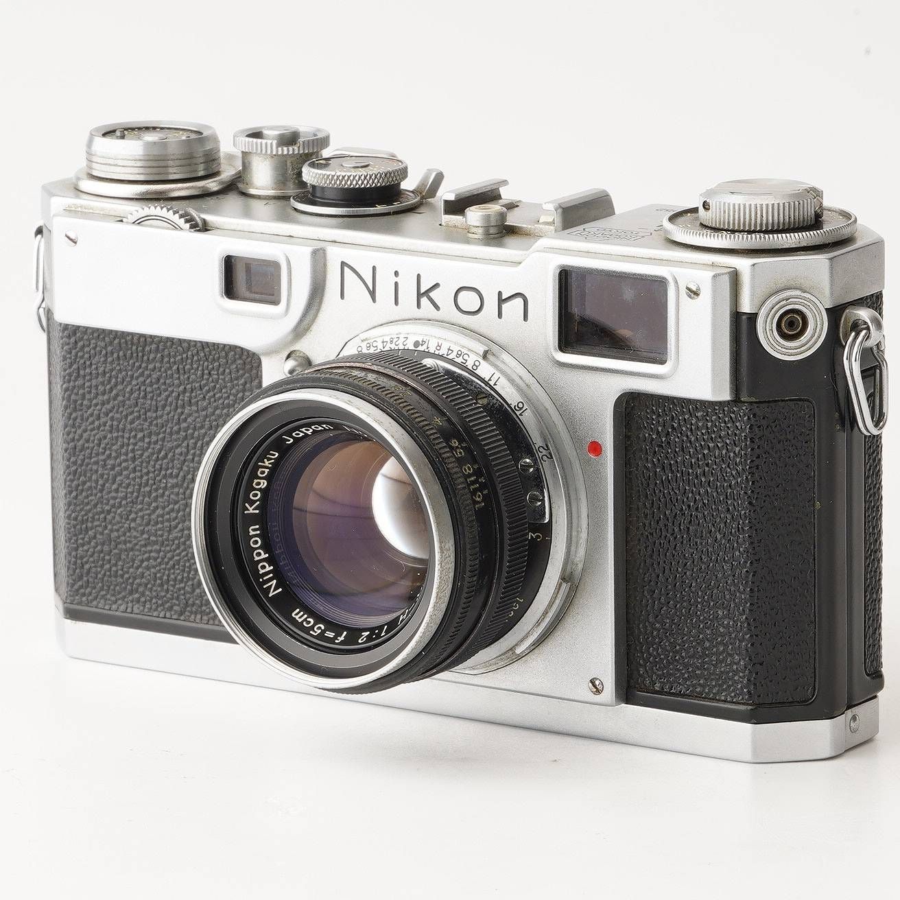 ニコン Nikon S 2 後期 ブラックダイヤル レンジファインダー Nippon Kogaku NIKKOR H 5 cm 50 mm F