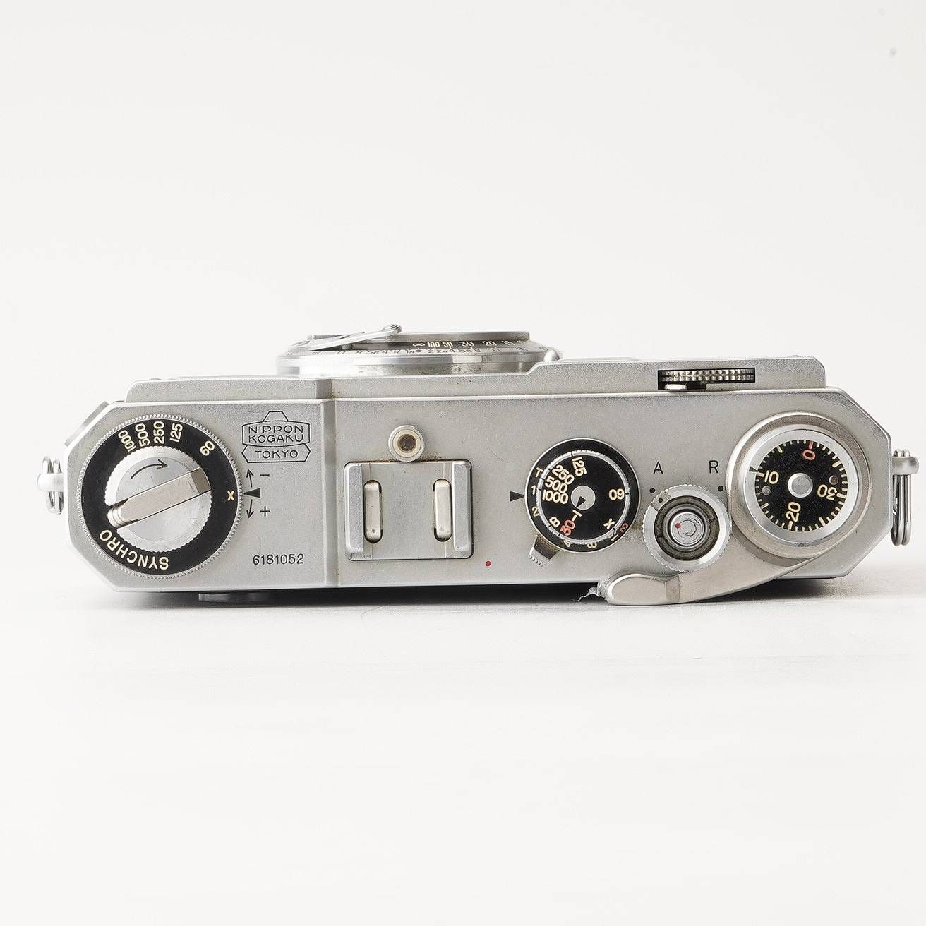 Nikon S2 + NIKKOR-H 50mm f/2ニコン ファインダー ニコン Nikon S2 後期 ブラックダイヤル レンジファインダー / Nippon