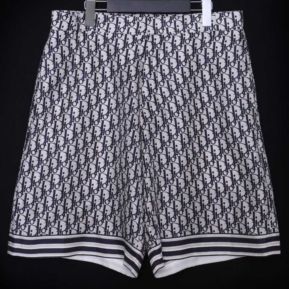 DIOR オブリークピクセルバミューダショートパンツ サイズ48 シルバー