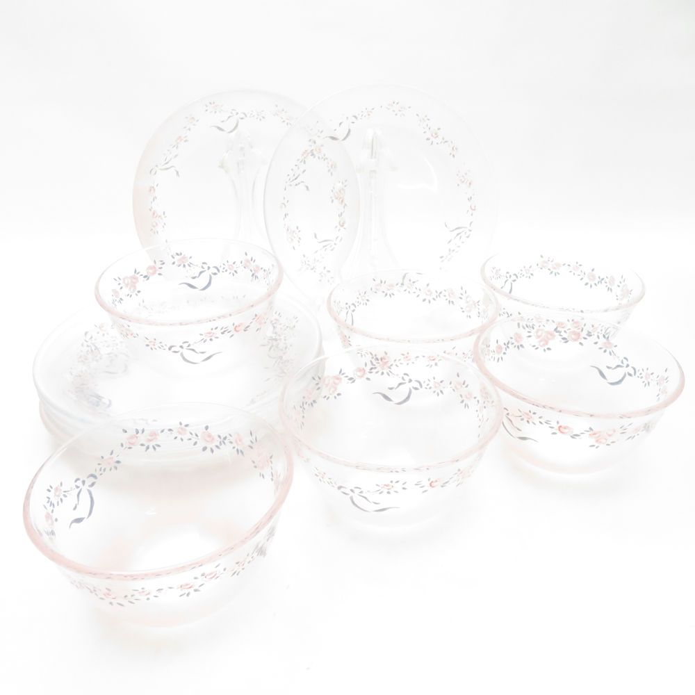 美品 imane イマン ローレライ 冷茶器 ガラス皿 12点 セット ティータイム SY13620U2 美品 imane イマン ローレライ 冷茶器 ガラス皿 12点 セット ティー