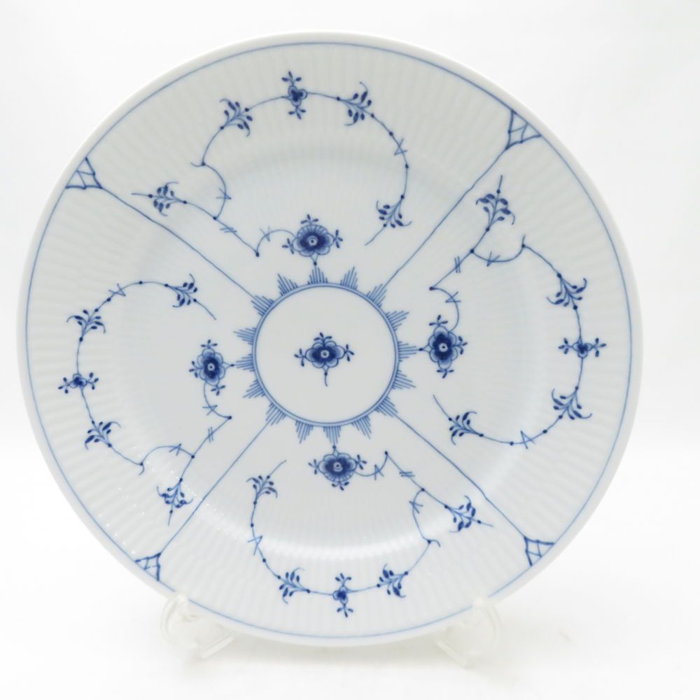 美品 ROYAL COPENHAGEN ロイヤルコペンハーゲン ブルーフルーテッド