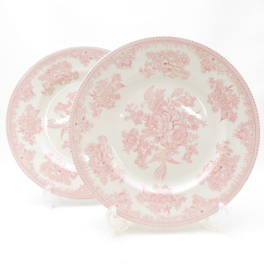 美品 BURLEIGH バーレイ アジアティックフェザンツ 大皿 2枚 25cm