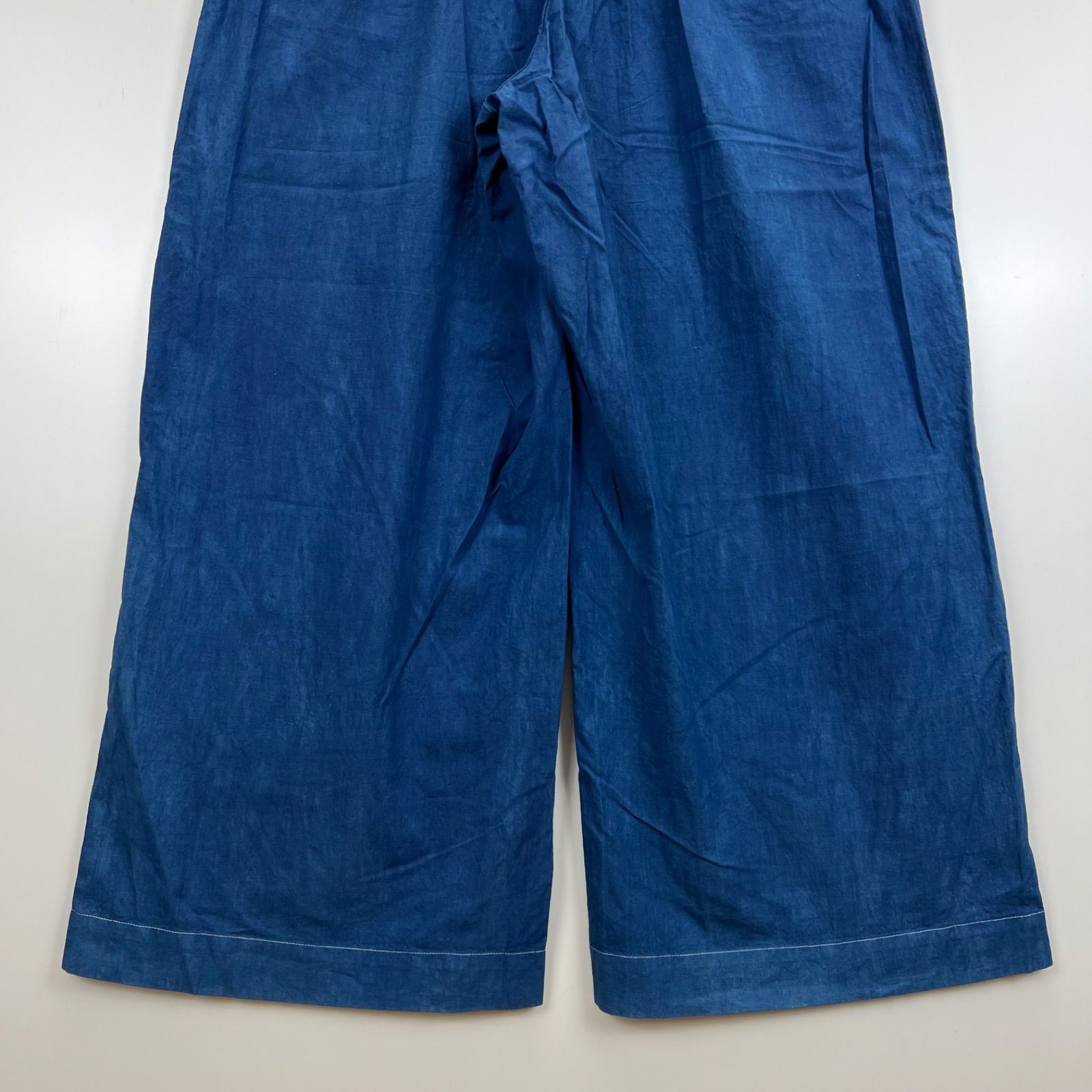 45rpm JAPAN made INDIGO cotton easy pants 4 XL アールピーエム 藍染