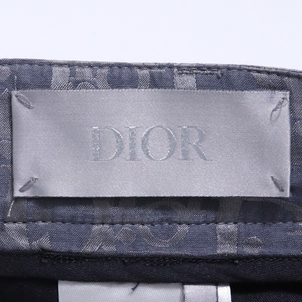 DIOR HOMME オブリーク柄 ショートパンツ シルク サイズ48 グレー
