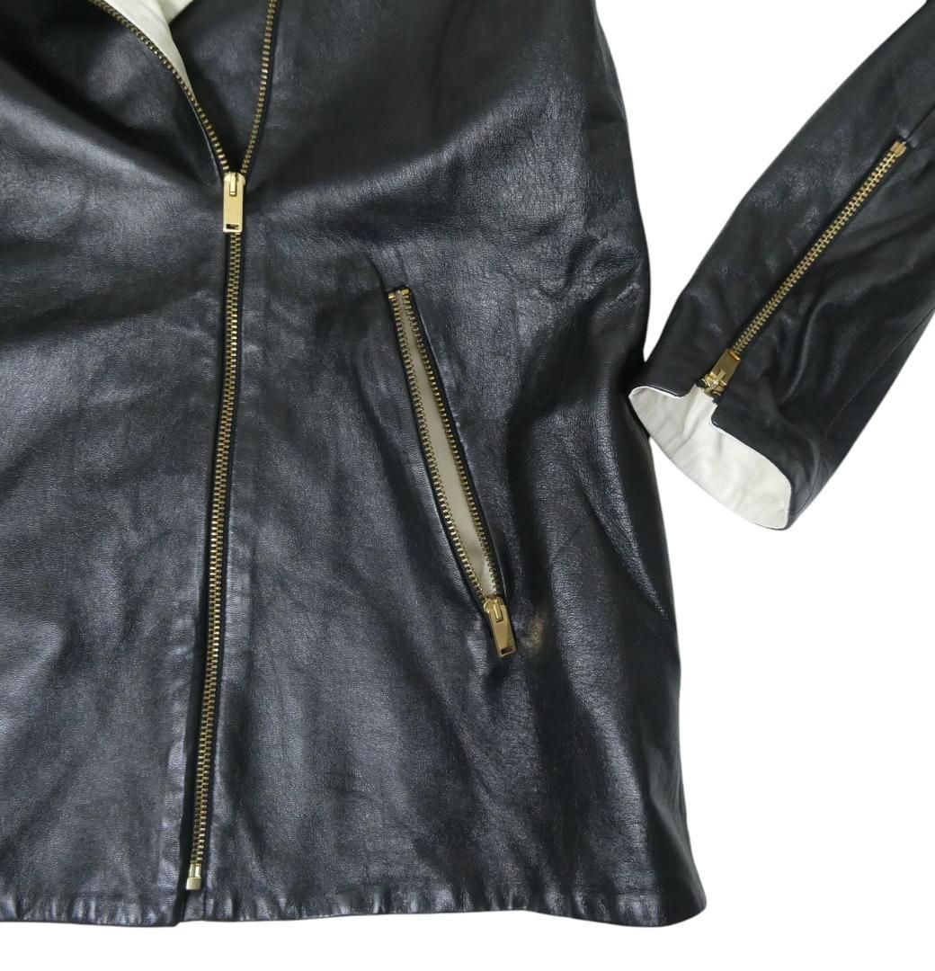 CELINE セリーヌ サイズ36 フィービー期 羊革 ラムレザー バイカラー