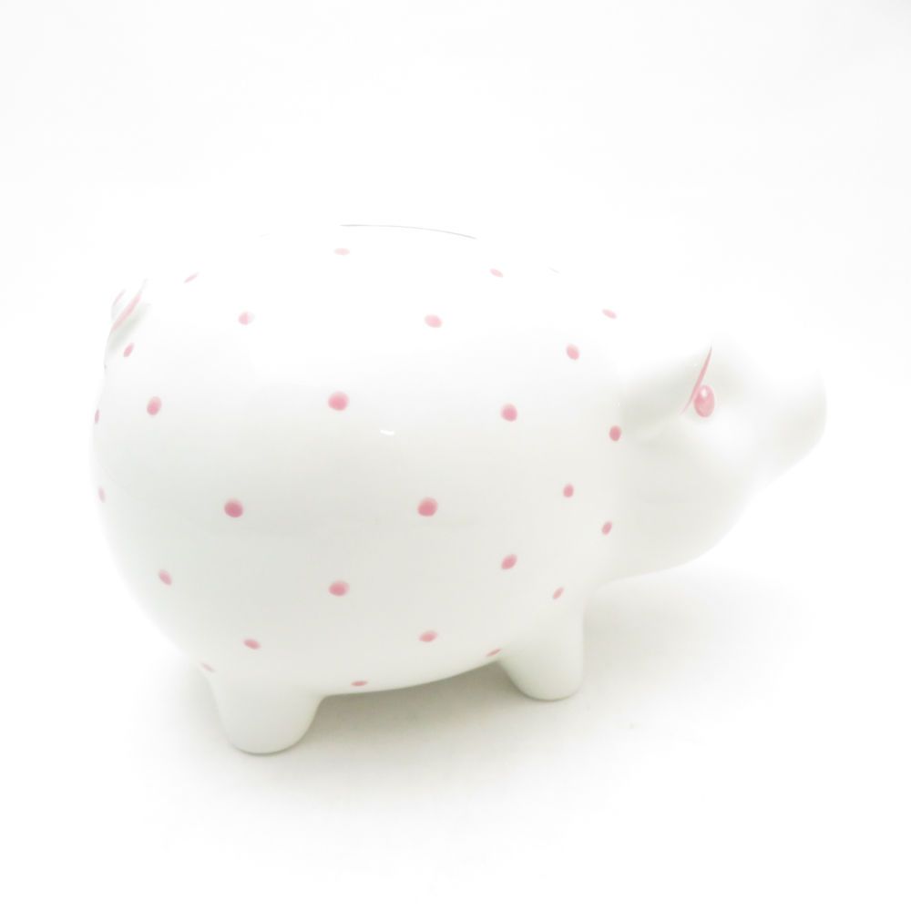 美品 TIFFANY＆Co. ティファニー ピギーバンク 貯金箱 陶器 ピンク