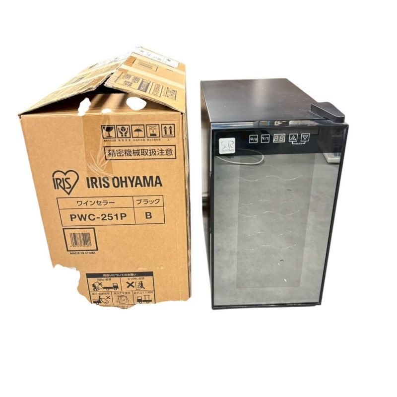 送料無料】 アイリスオーヤマ IRIS OHYAMA PWC-251P-B ワインセラー