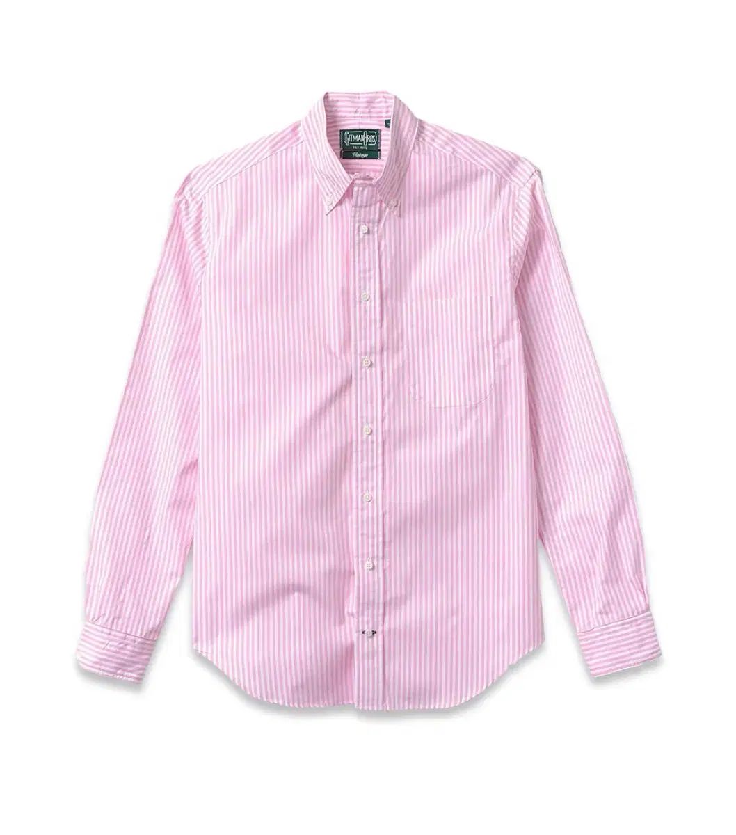 GITMAN 깃먼 ヴィンテージ BENGALl STRIPE ブルー ピンク XL