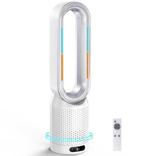 2025新登場・冷暖兼用羽なし扇風機】SAMONIC タワーファン ヒーター 3 