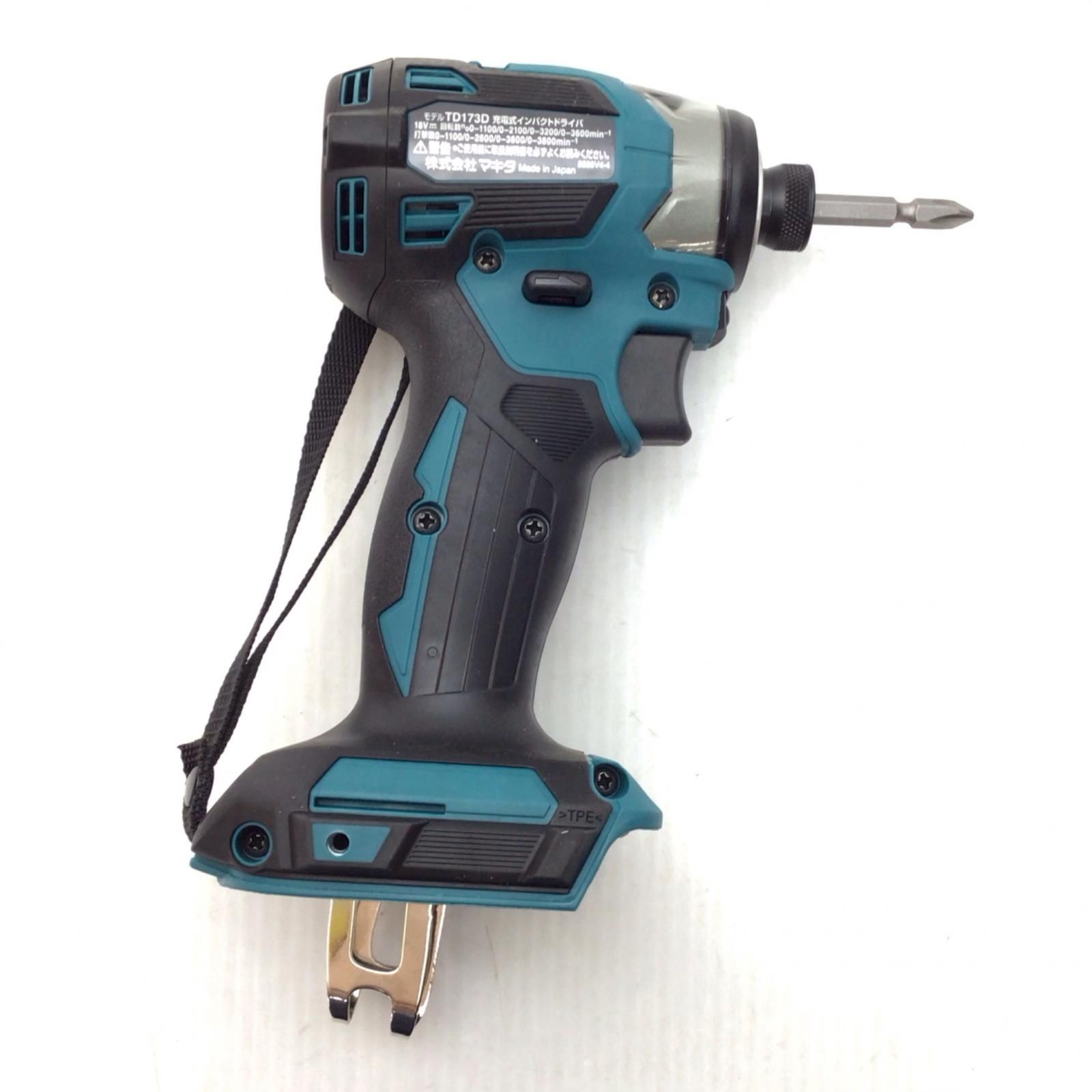 ΘΘMAKITA マキタ インパクトドライバ ♥品 S コードレス式 18 v 642074 TD 173 D ブルー